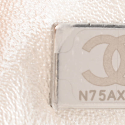 Chanel Metallic Goatskin Quilted Ombre Mini Rectangular Flap Grey Green 7 of 9