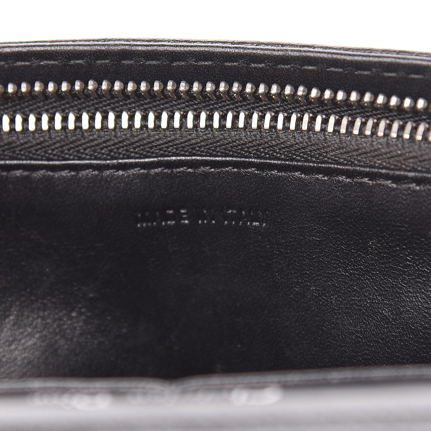 Christian Dior Grained Calfskin Diorama Wallet on Chain Pouch Black 11 of 18