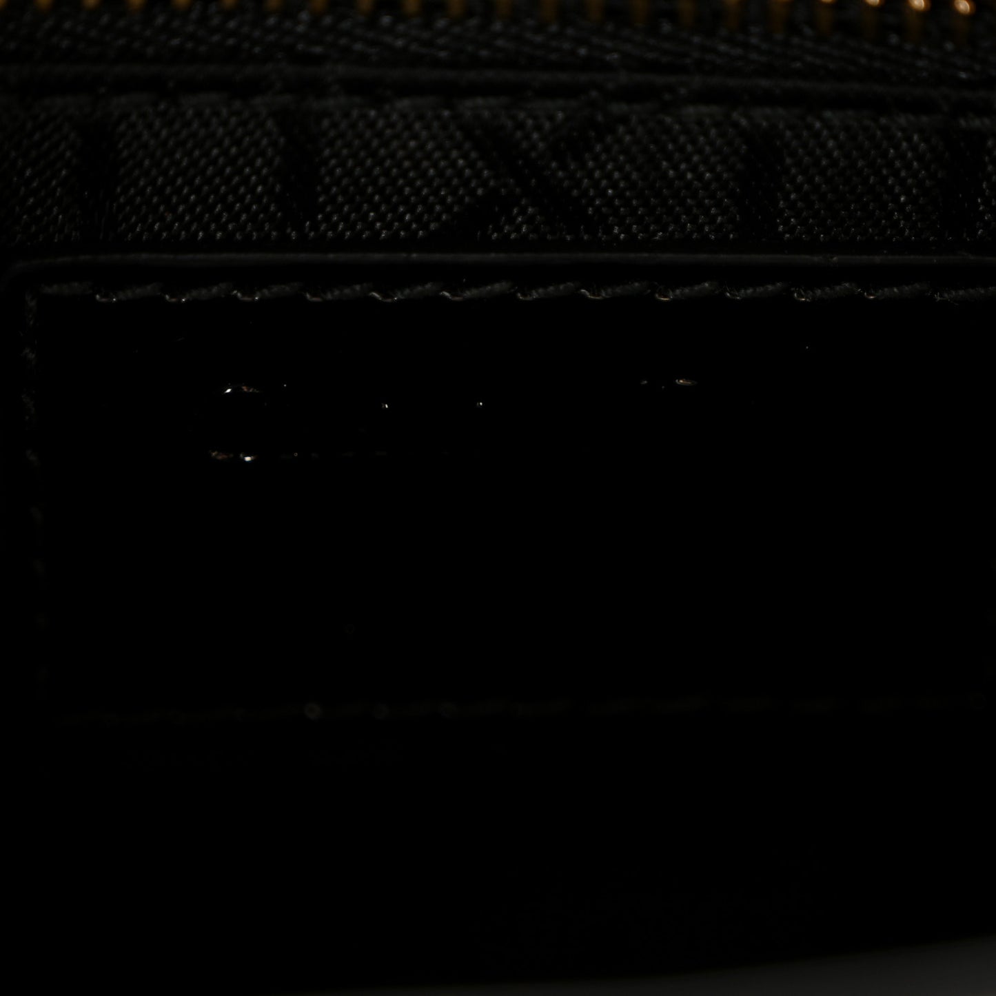 Patent Cannage Mini Lady Dior Black