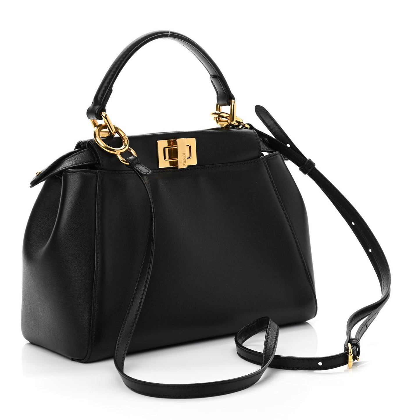 Nappa Mini Peekaboo Iconic Satchel Black