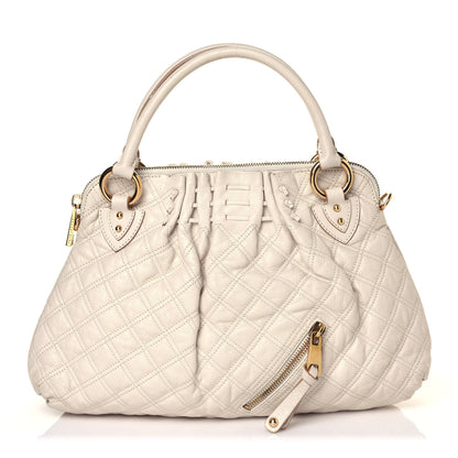 Marc Jacobs Lambskin Quilted Small Cecilia Cream 1 of 13