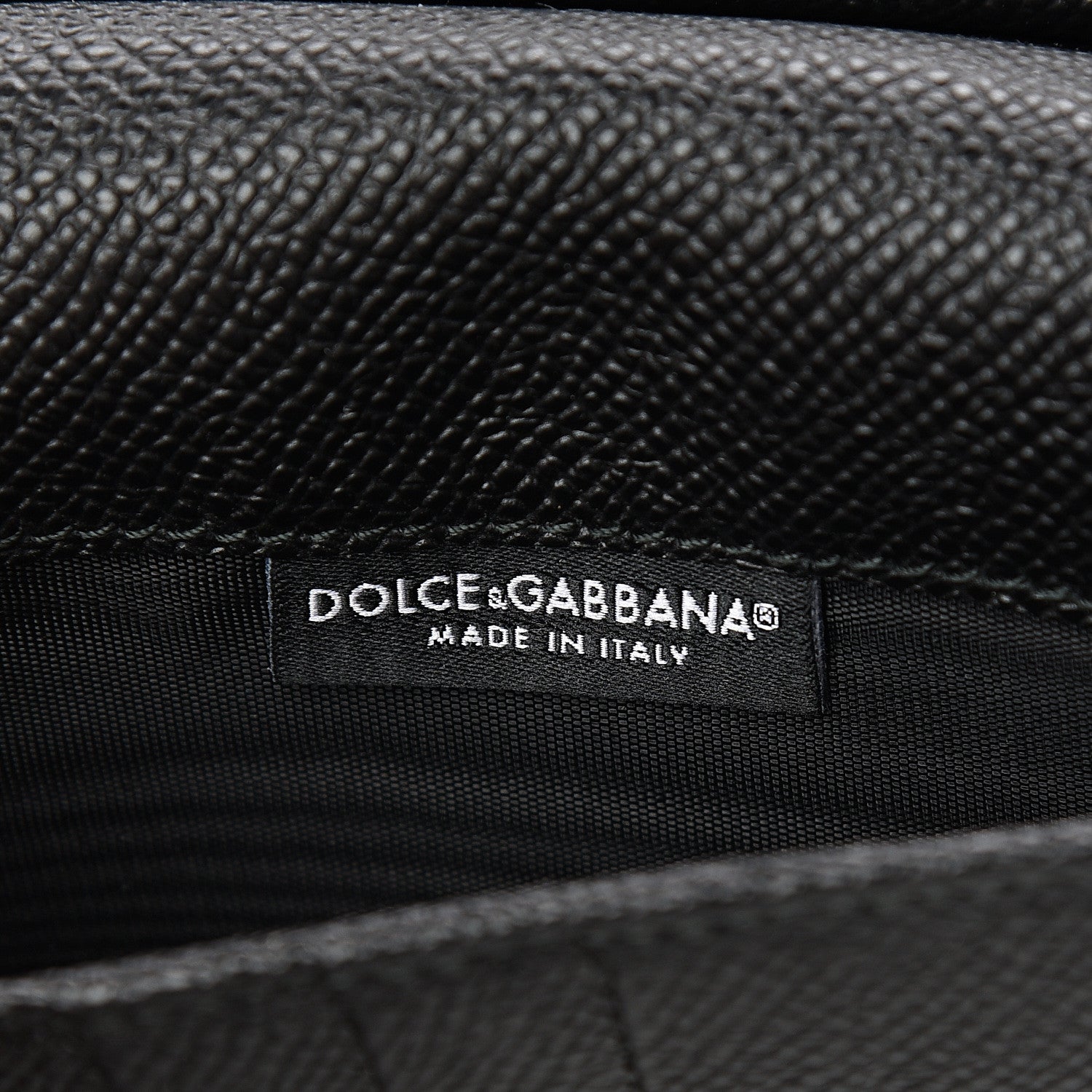 Dolce & Gabbana Dauphine Flower Printed Wallet On Chain Black Purple 5 of 9