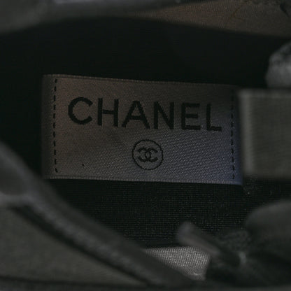 Chanel Suede Grosgrain Mens CC Sneakers 46 Black 6 of 8