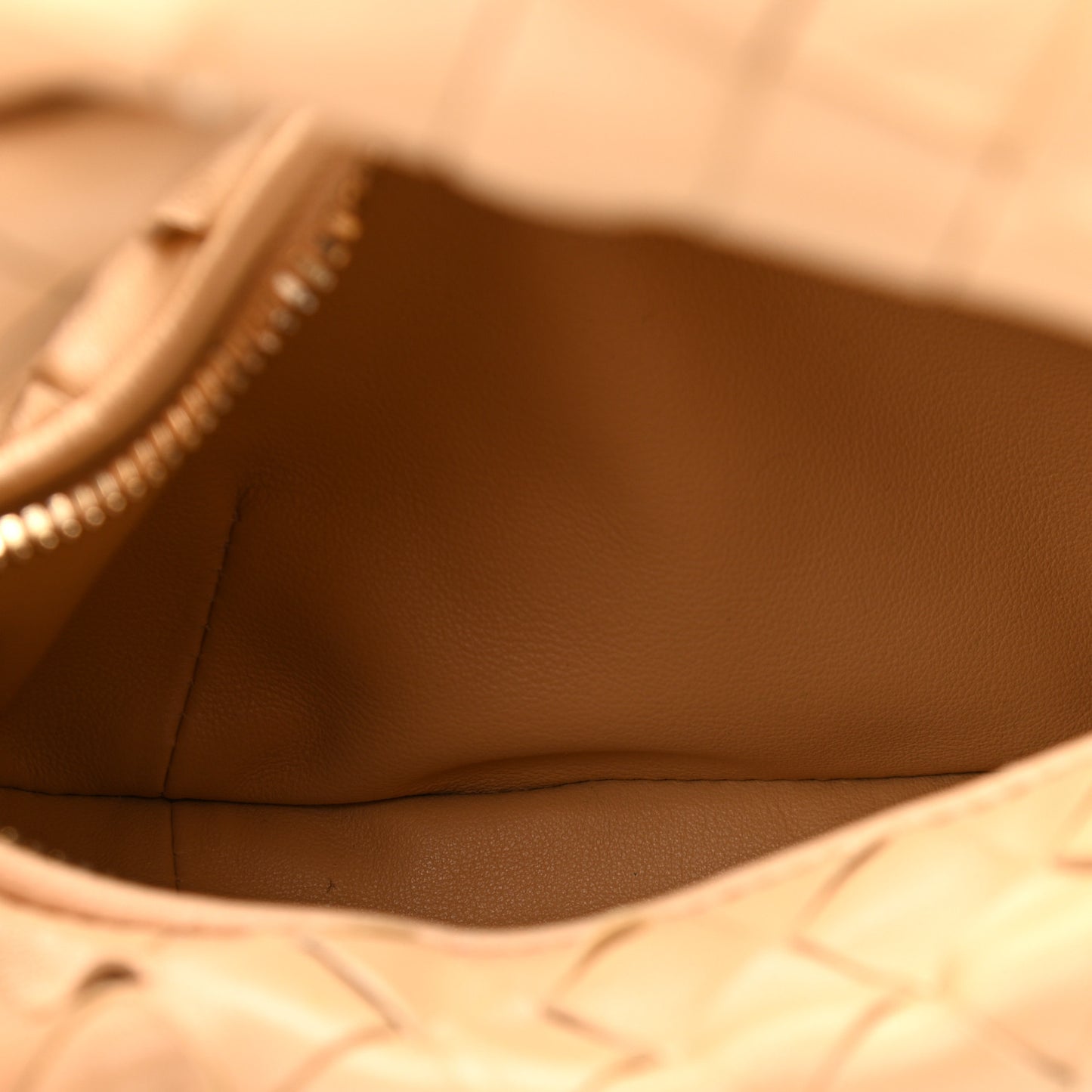 Nappa Intrecciato Mini Jodie Almond
