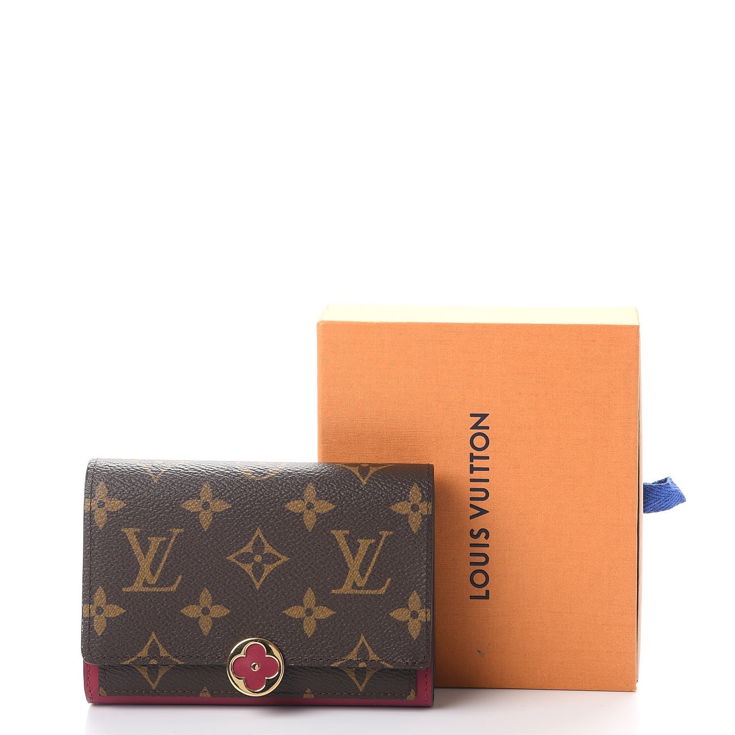Louis Vuitton Monogram Flore Compact Wallet Fuchsia 8 of 8