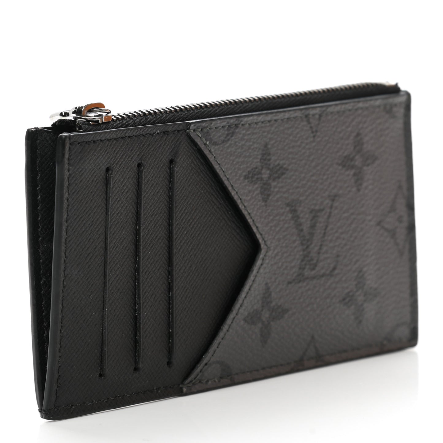 Reverse Monogram Eclipse Taiga Coin Card Holder