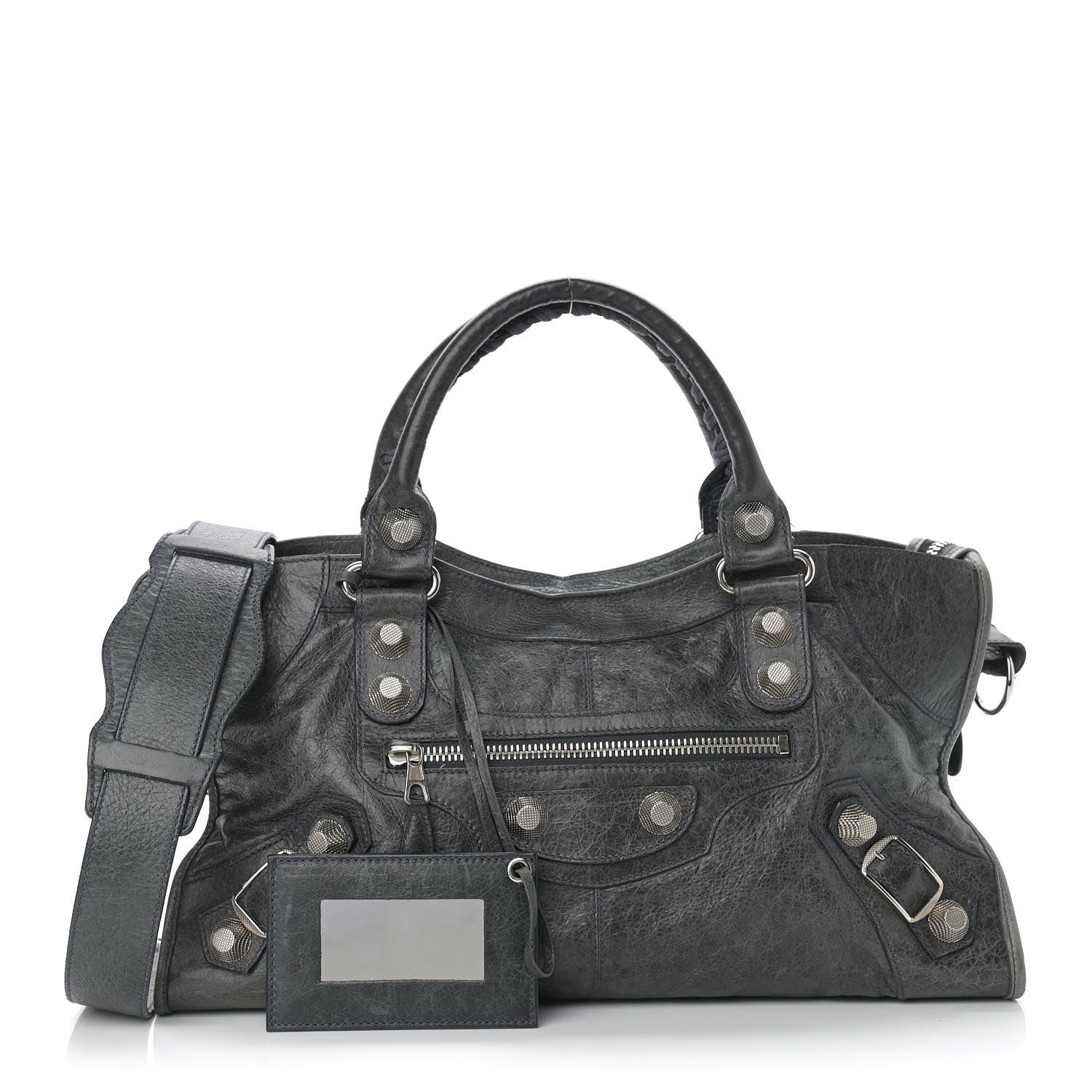 Balenciaga Agneau Giant 21 Silver Hardware Part Time Anthracite 1 of 11