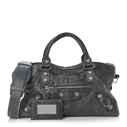 Balenciaga Agneau Giant 21 Silver Hardware Part Time Anthracite 1 of 11