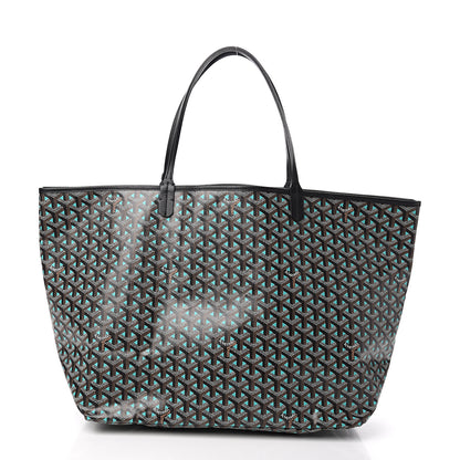 Goyard Goyardine Saint Louis Claire Voie GM Black Blue 2 of 11