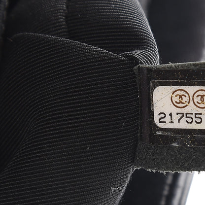 Chanel Calfskin Pleated Medium Boy Flap Black 7 of 11