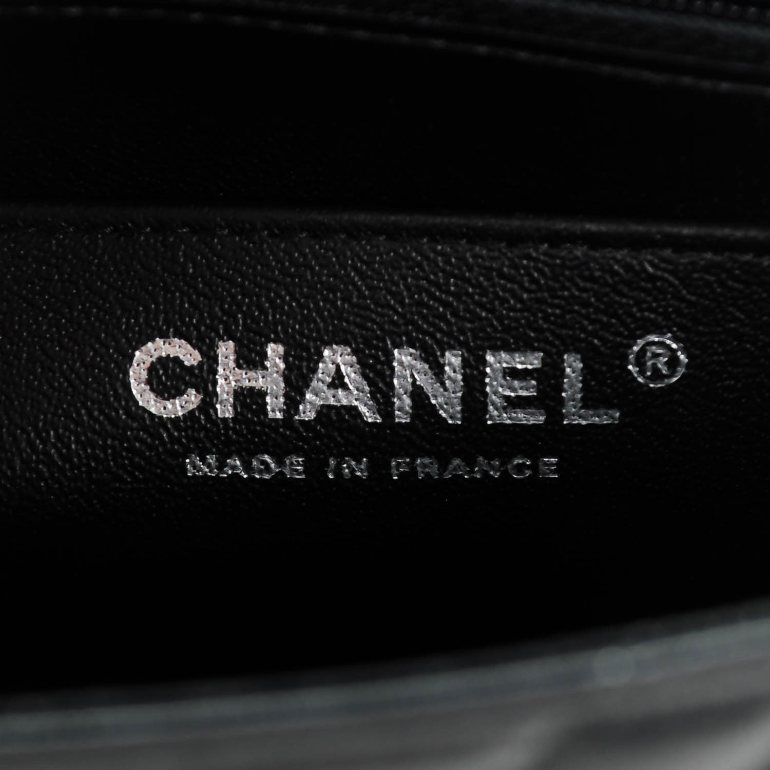 Chanel Lambskin Chevron Quilted Mini Square Flap Black 6 of 7