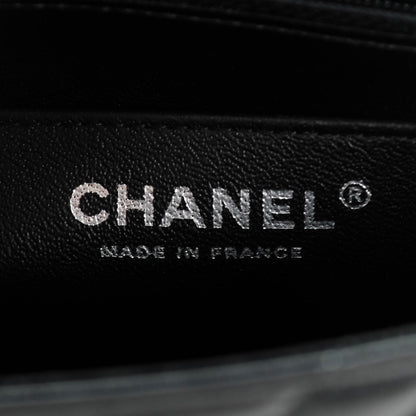 Chanel Lambskin Chevron Quilted Mini Square Flap Black 6 of 7