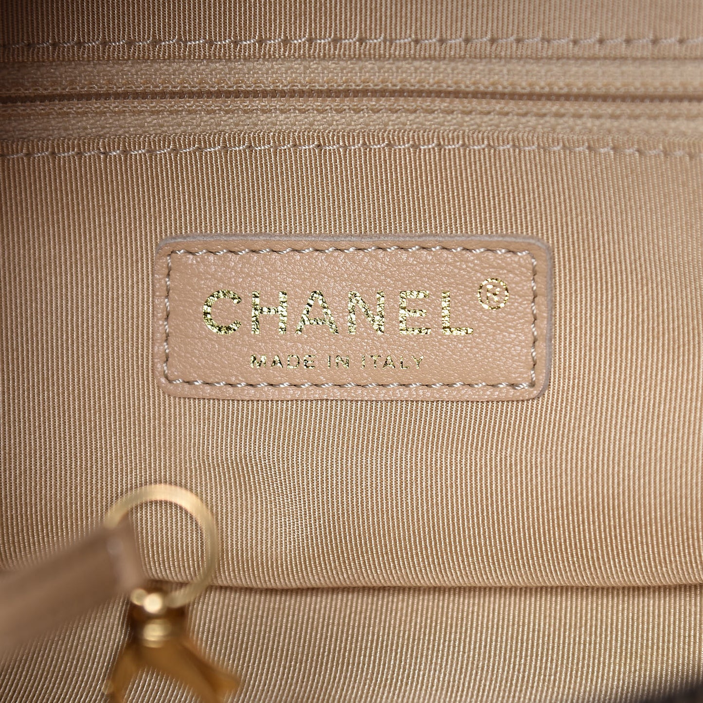 Iridescent Calfskin Large In the Mix Tote Black