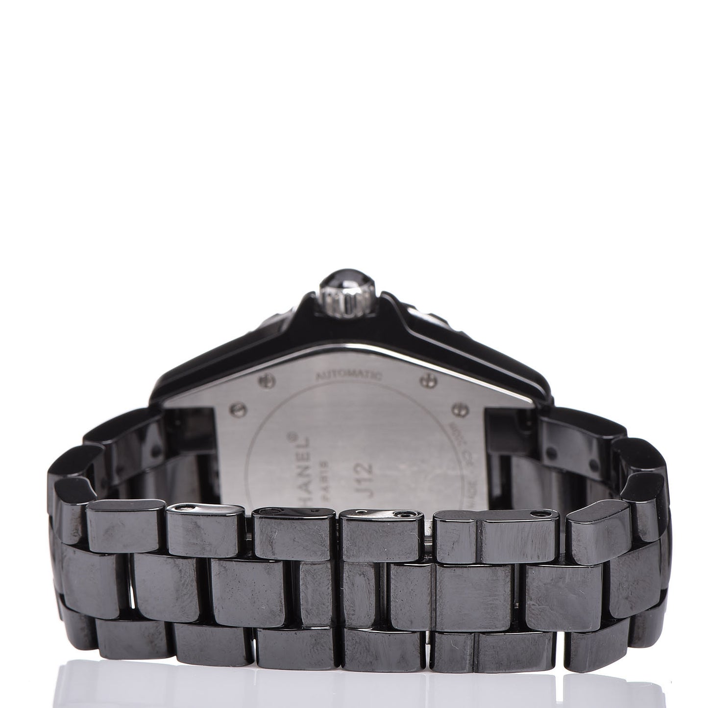 Stainless Steel Ceramic 38mm J12 Automatic Watch Black