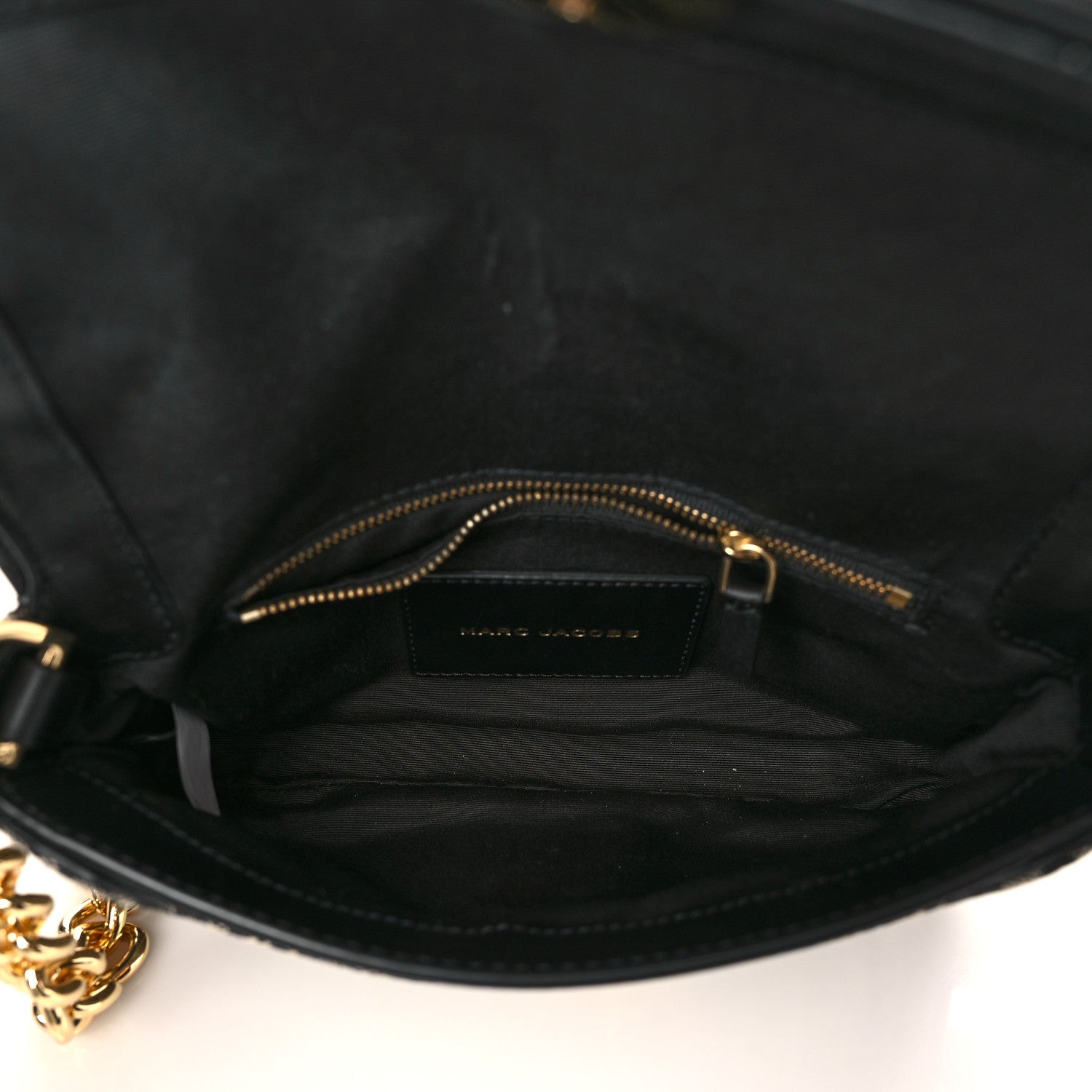 Marc Jacobs Cotton Jacquard The Monogram J Marc Shoulder Bag Beige Multi 5 of 10