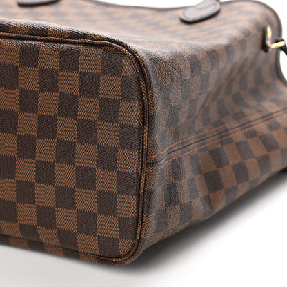 Louis Vuitton Damier Ebene Neo Neverfull MM Rose Ballerine 8 of 10