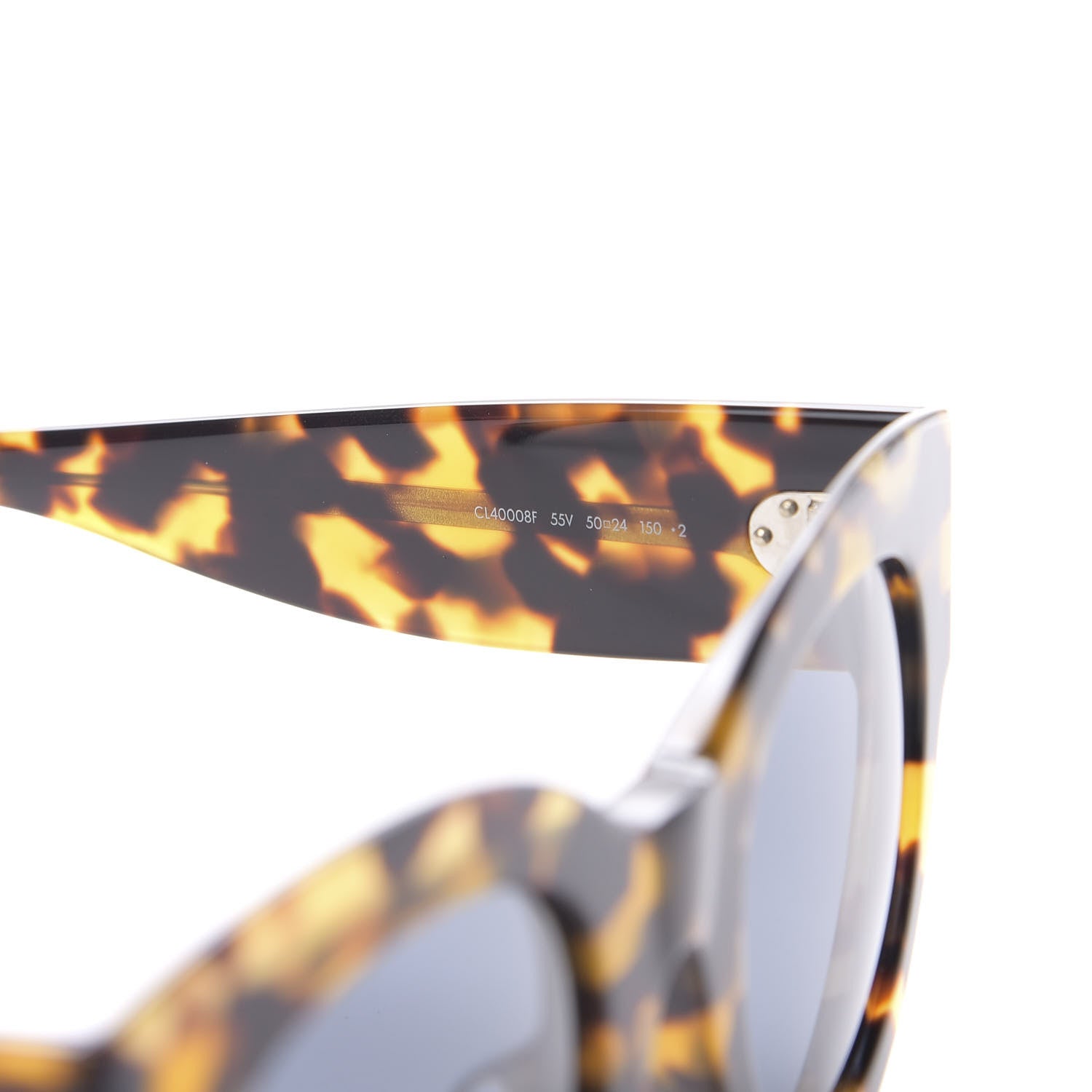 Celine Sunglasses CL 40008F Tortoise 6 of 7