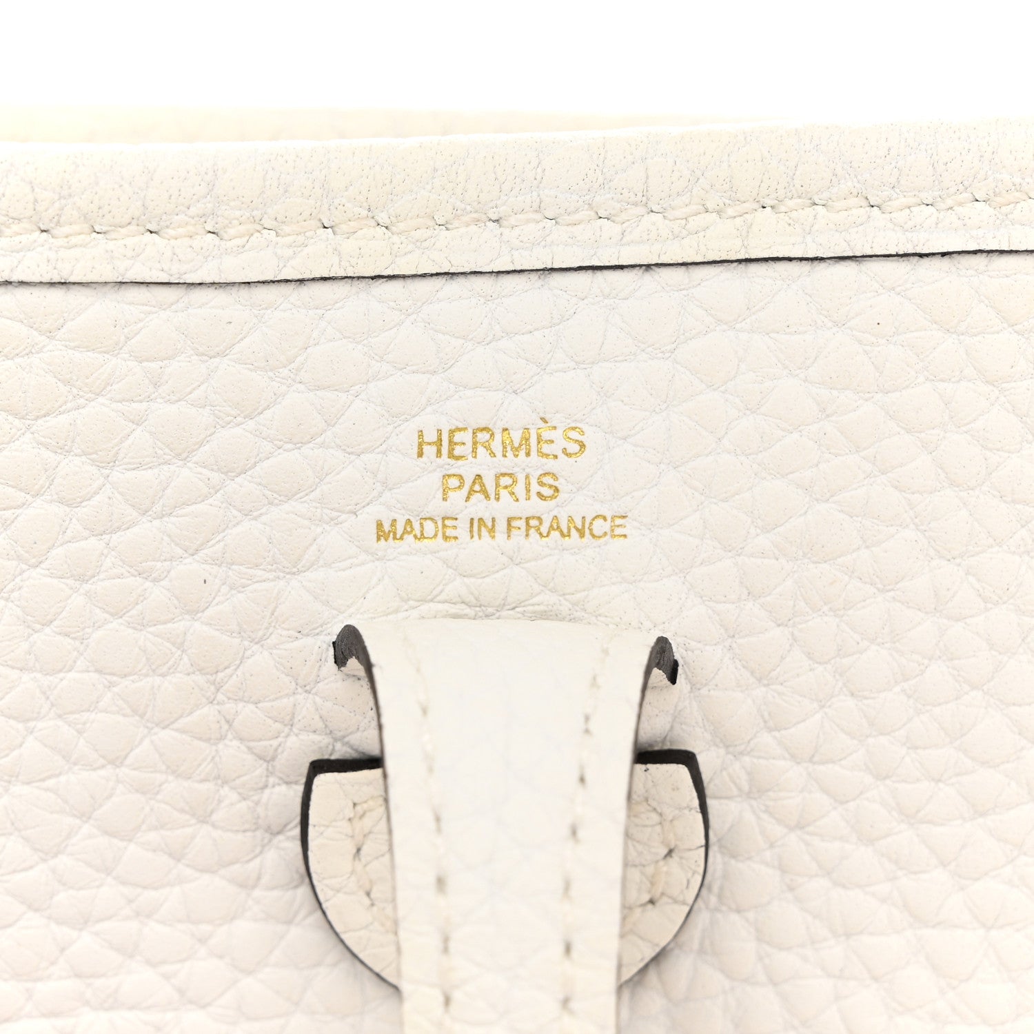 Hermes Taurillon Clemence Amazone Evelyne TPM New White 6 of 11