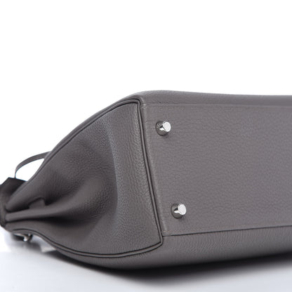 Hermes Togo Kelly Retourne 28 Etain 6 of 11