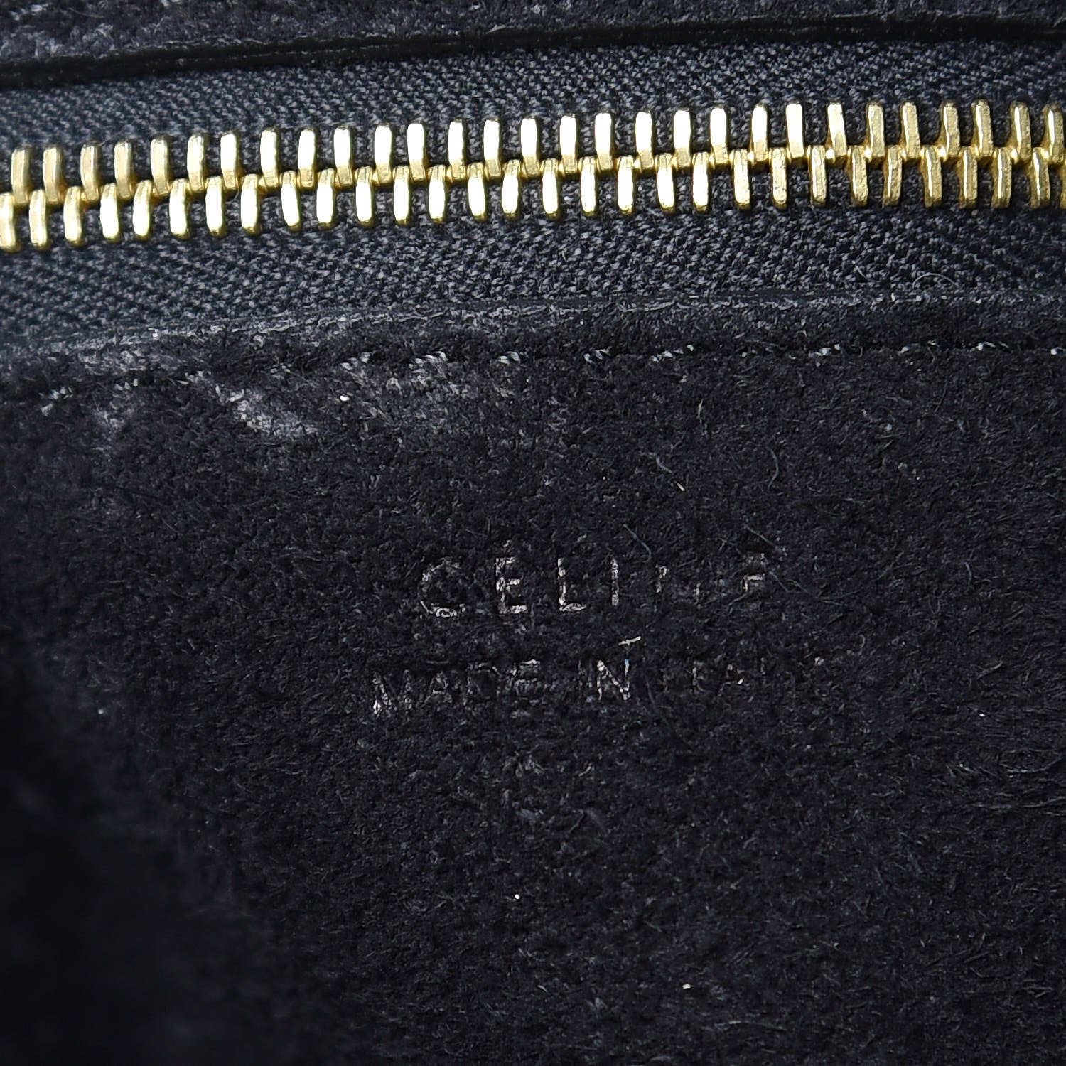 Celine Soft Grained Calfskin Small Sangle Bucket Bag Black 6 of 12