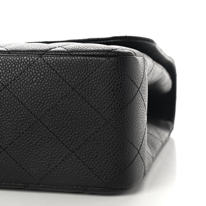 Chanel Caviar Quilted Jumbo Single Flap Black 10 of 11