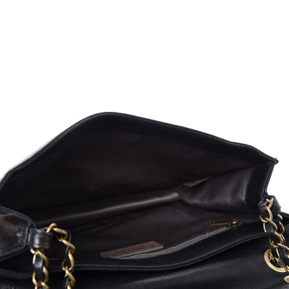 Chanel Calfskin Chain CC Byzance Flap Black 6 of 15