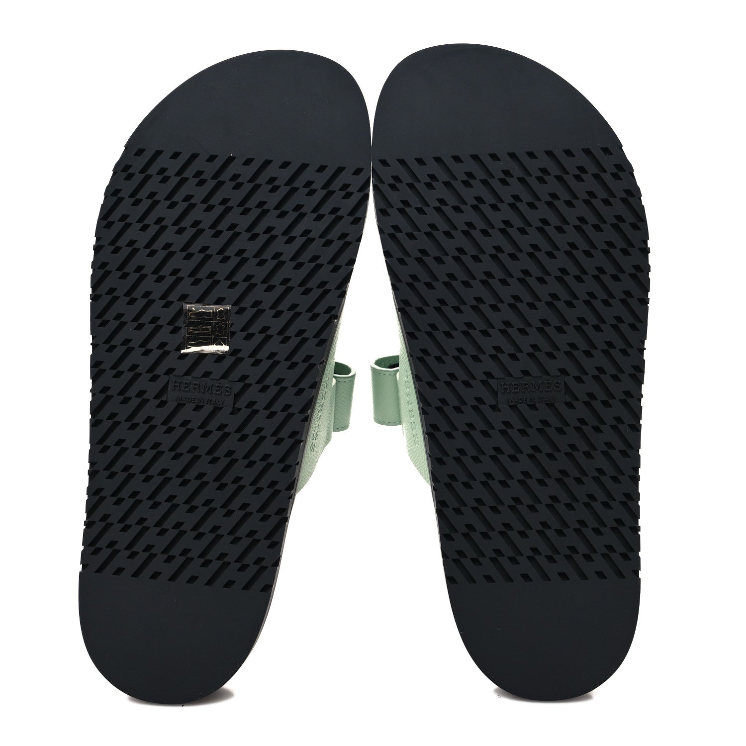 Hermes Epsom Womens Chypre Sandals 40 Vert Jade 5 of 8