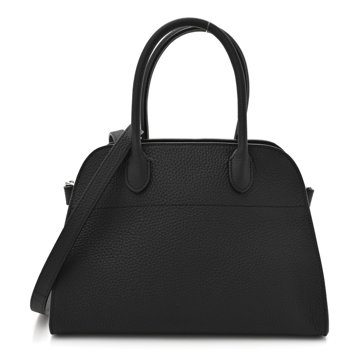 Grained Calfskin Soft Margaux 10 Bag Black