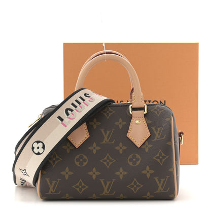 Louis Vuitton Monogram Speedy Bandouliere 20 Black 10 of 10