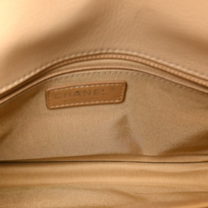 Chanel Lambskin Quilted Large Natural CC Flap Beige 5 of 11