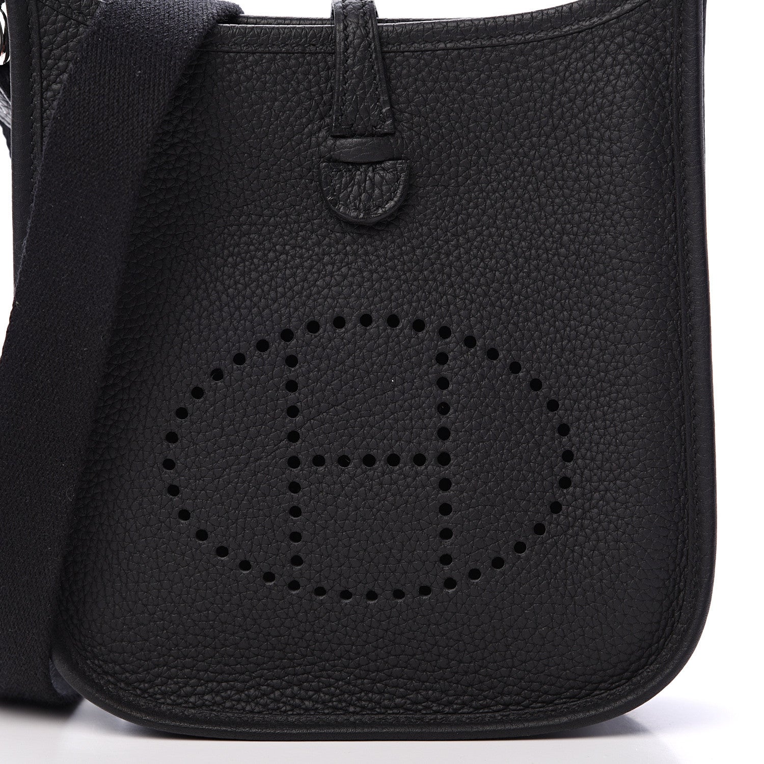 Hermes Taurillon Clemence Evelyne TPM Black 7 of 10