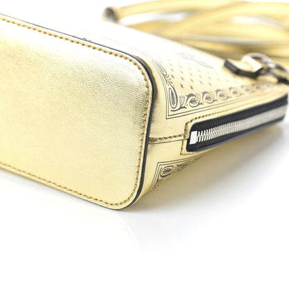 Gucci X SEGA Calfskin GUCCY Stars Mini Dome Shoulder Bag Gold 7 of 10