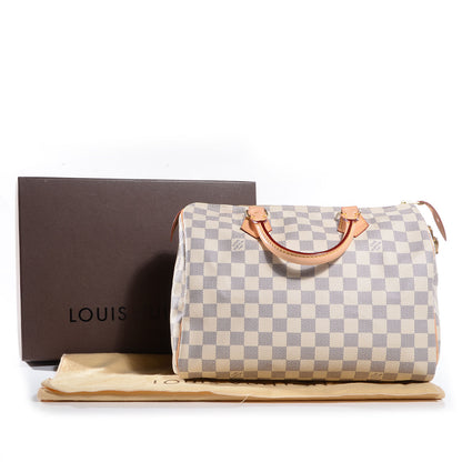 Louis Vuitton Damier Azur Speedy 30 8 of 8