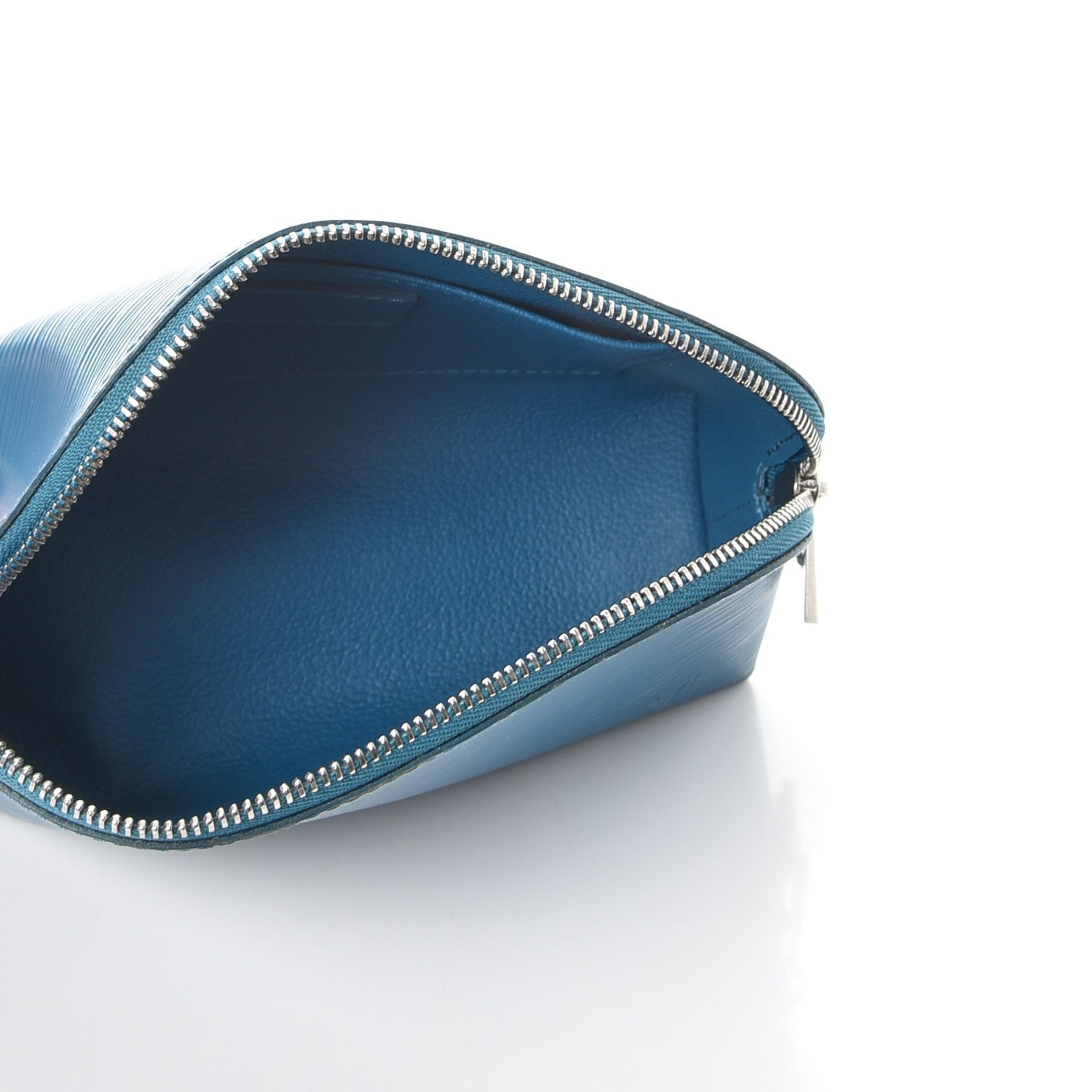 Louis Vuitton Epi Cosmetic Pouch Cyan 5 of 10