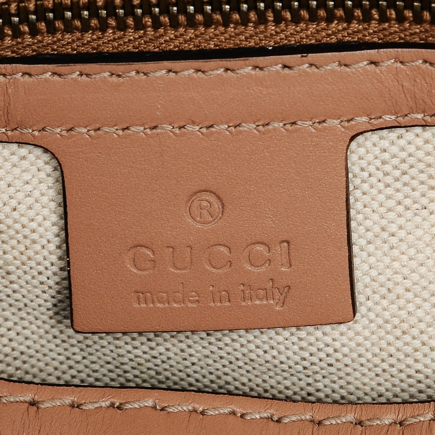 Guccissima Medium Scarlett Stud Tote Dusty Rose