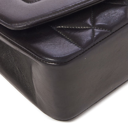 Chanel Lambskin Quilted Small Single Flap Bag Black 8 of 9