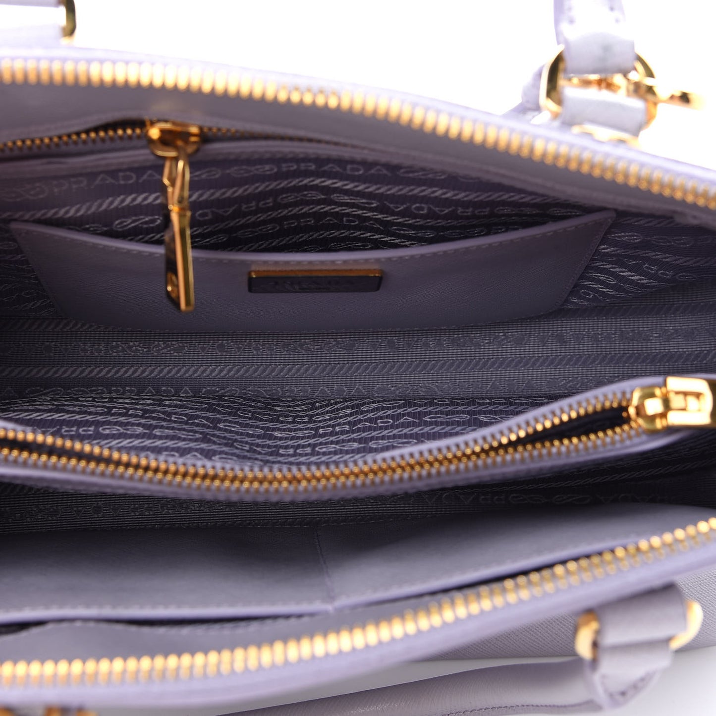 Saffiano Lux Medium Promenade Tote Glicine
