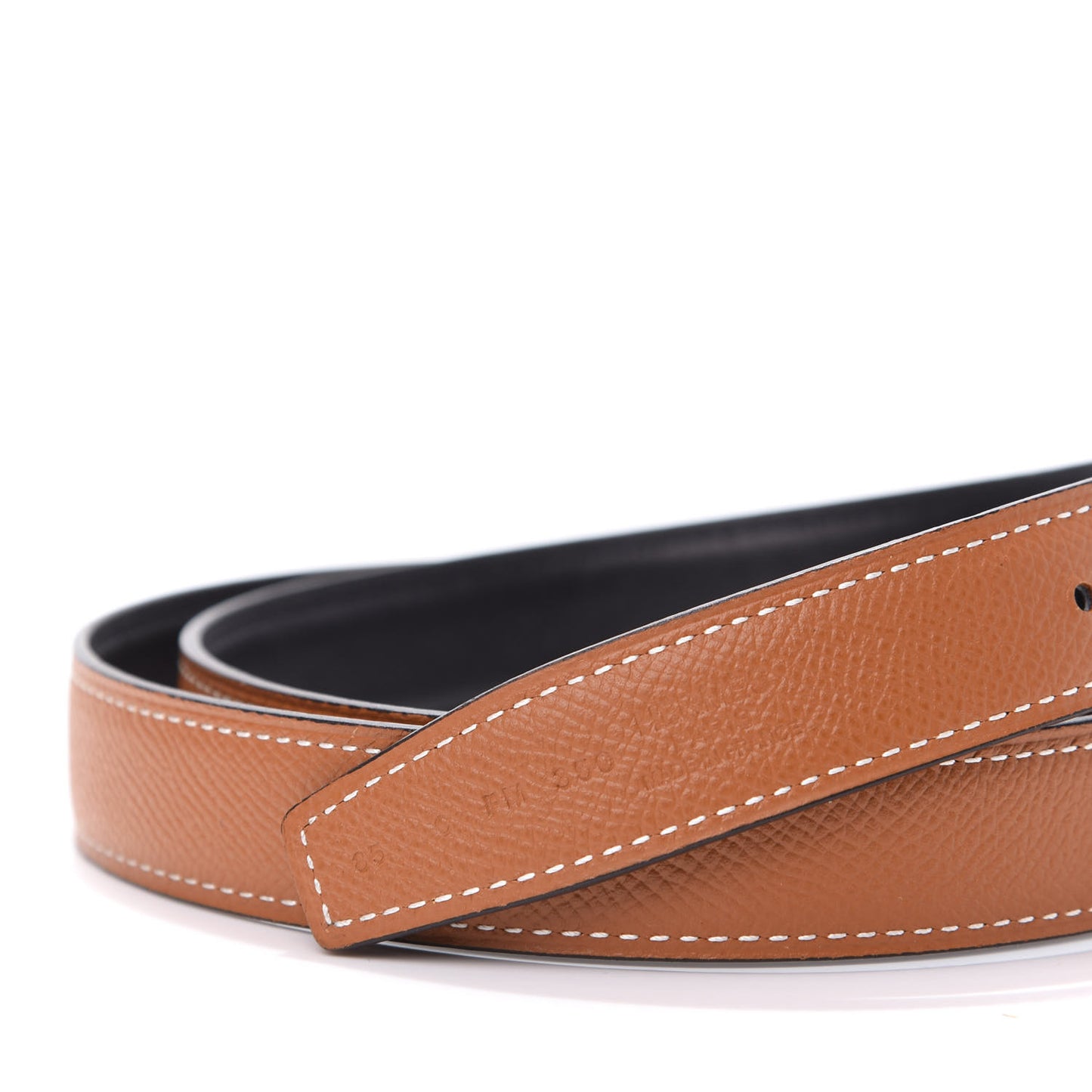 Epsom Swift 24mm Mini Constance Belt 85 Black Gold