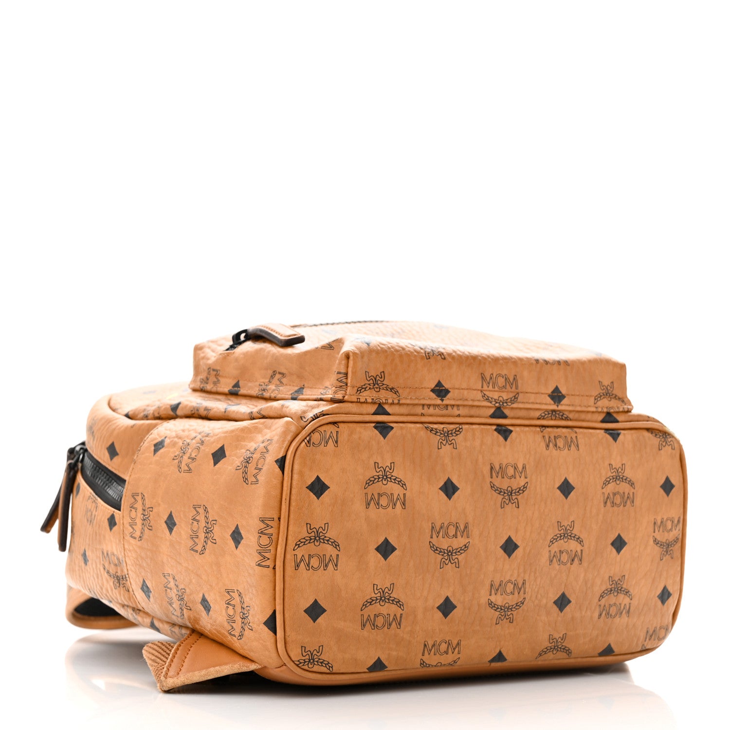 MCM X SAMBYPEN Visetos Small Stark Backpack Cognac 1320419