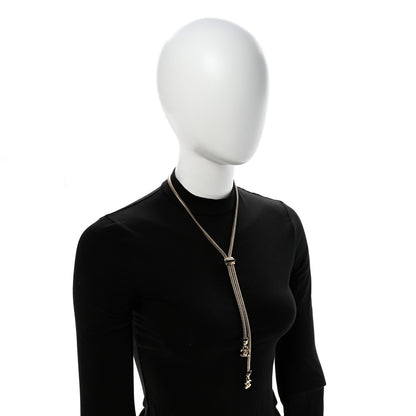 Chanel Lambskin CC Turnlock Necklace Gold Black 2 of 6