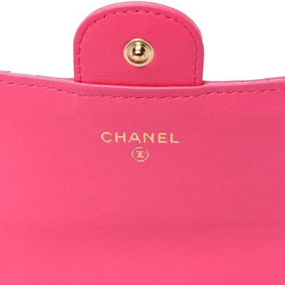 Chanel Lambskin Quilted Large Flap Wallet Pink 6 of 11