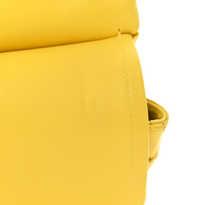 Chanel Lambskin Quilted Jumbo Double Flap Yellow 11 of 18