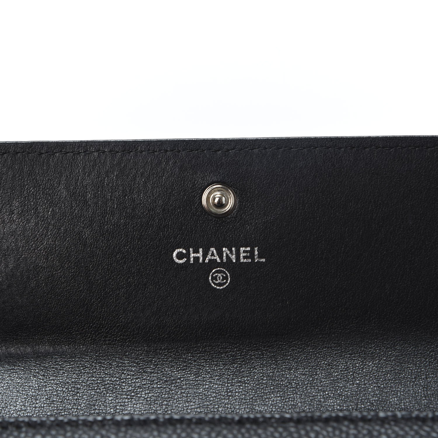 Chanel Caviar Timeless CC Large Gusset Flap Wallet Black 7 of 10