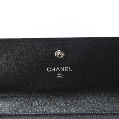 Chanel Caviar Timeless CC Large Gusset Flap Wallet Black 7 of 10