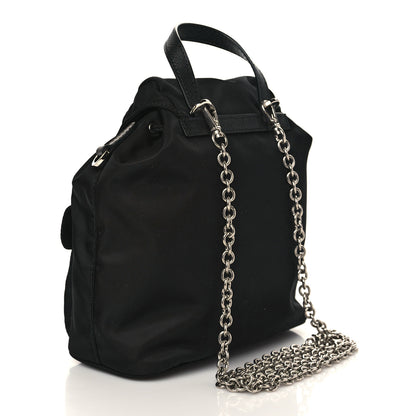 Prada Nylon Vela Mini Crossbody Backpack Black 2 of 5