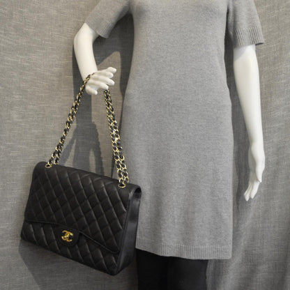 Chanel Caviar Maxi Flap Black 2 of 9
