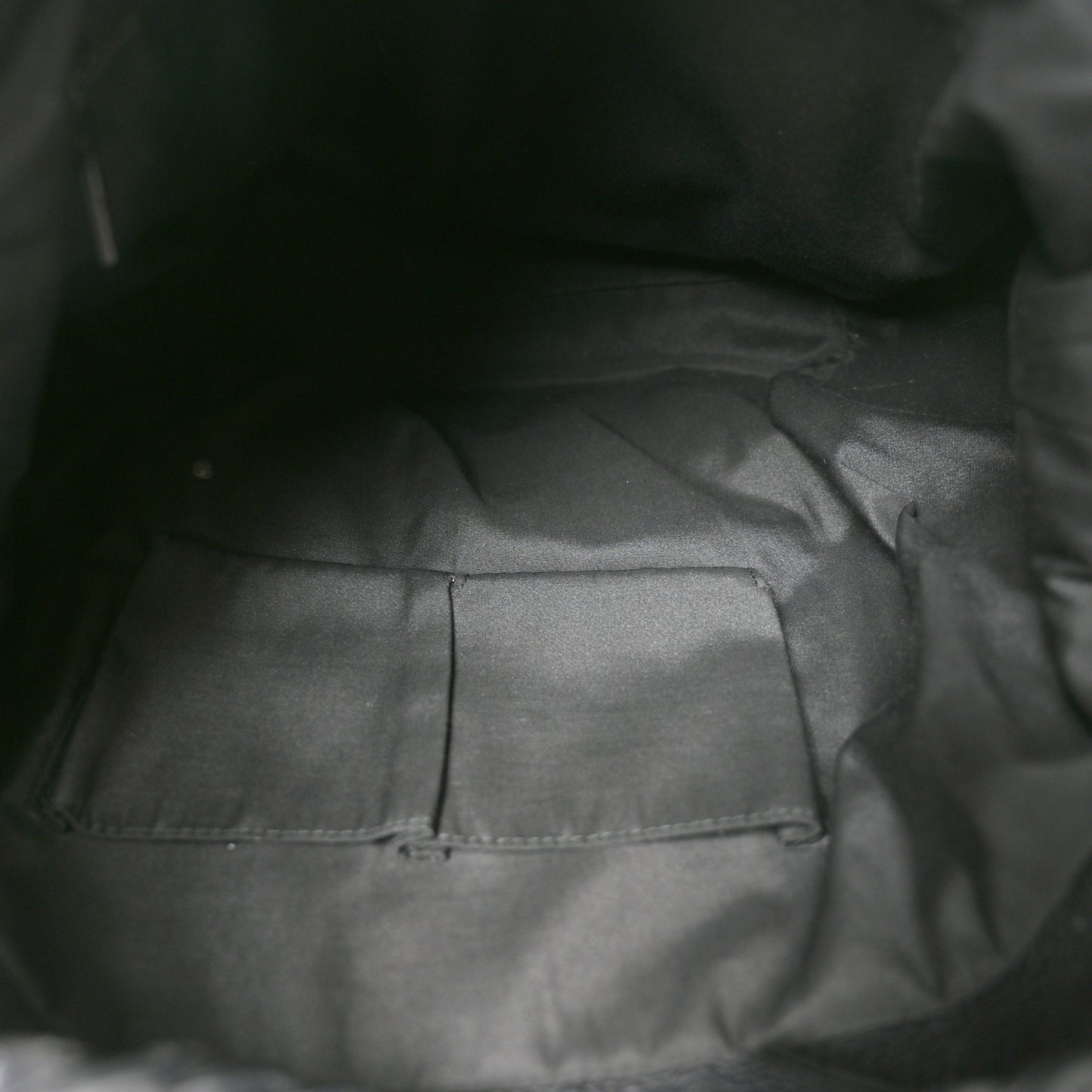 Grained Calfskin Bamboo Bar Hobo Black