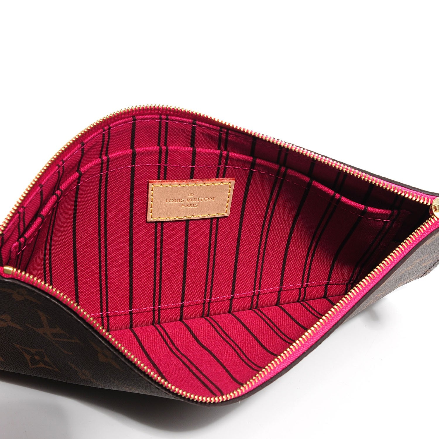 Louis Vuitton Monogram Neverfull MM GM Pochette Pivoine 8 of 8