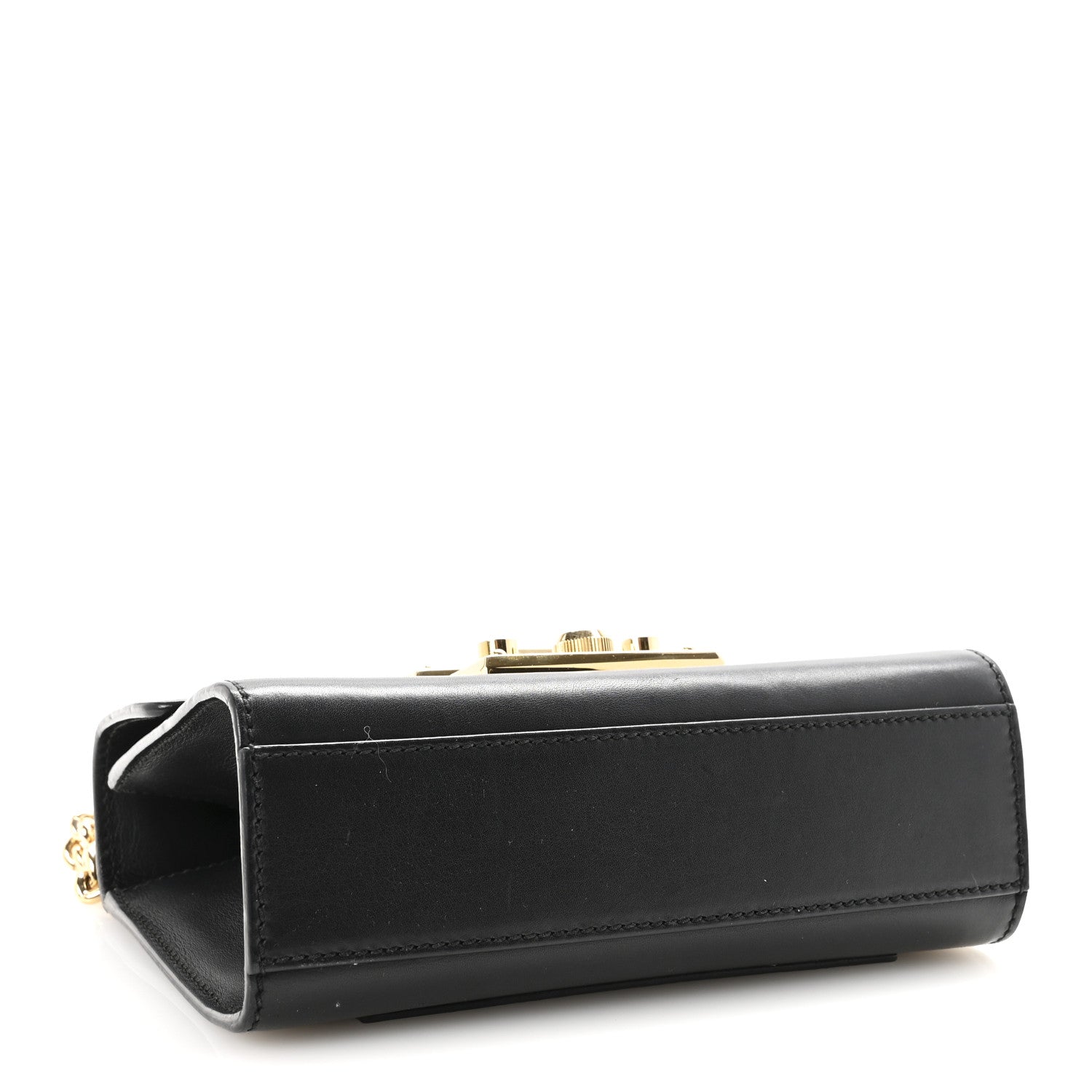 Gucci Calfskin Small Padlock Shoulder Bag Black 4 of 10