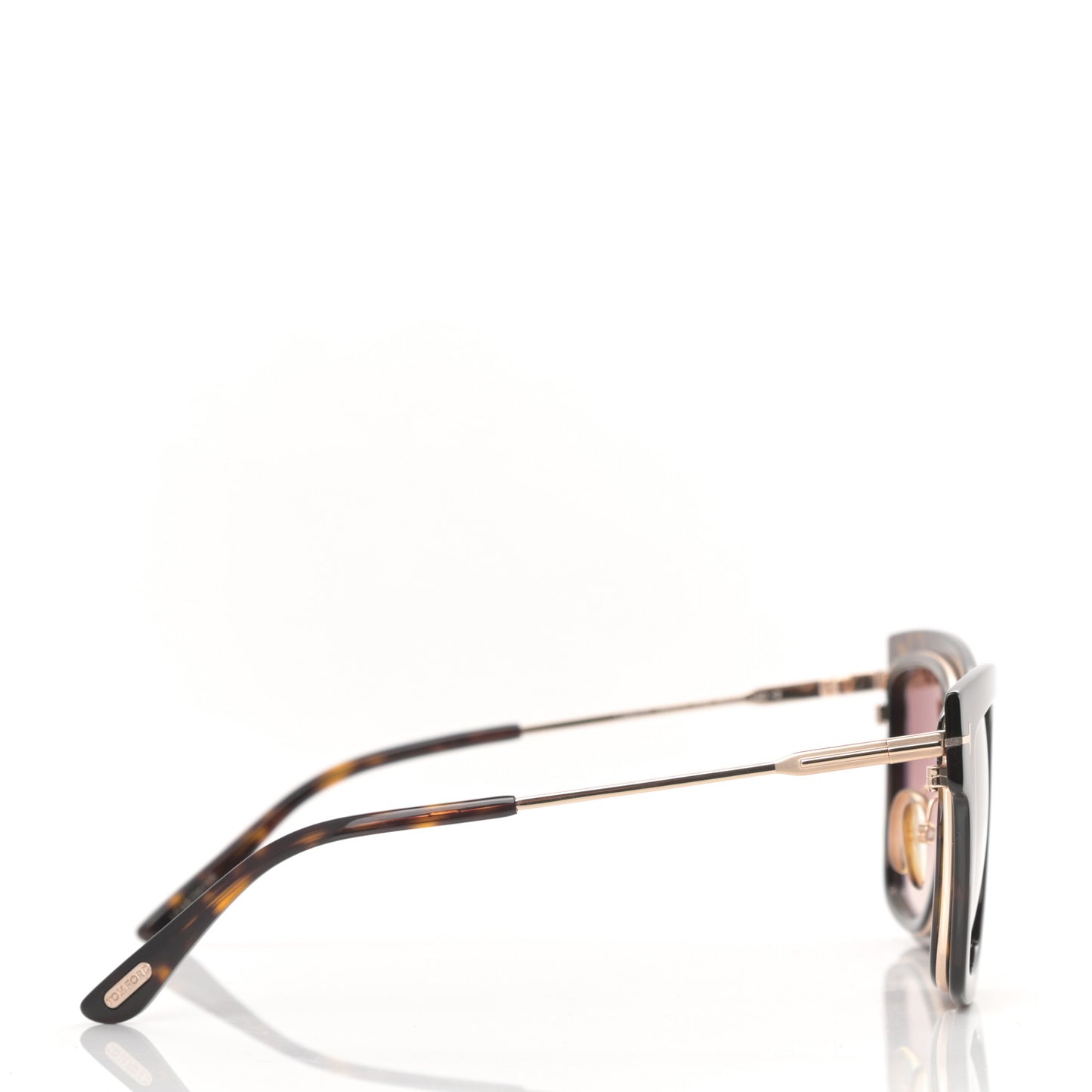 Acetate Lara Sunglasses TF573 Black